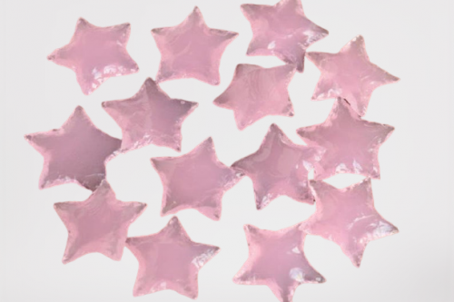 Rose Quartz Star shaped Carved Arrowheads