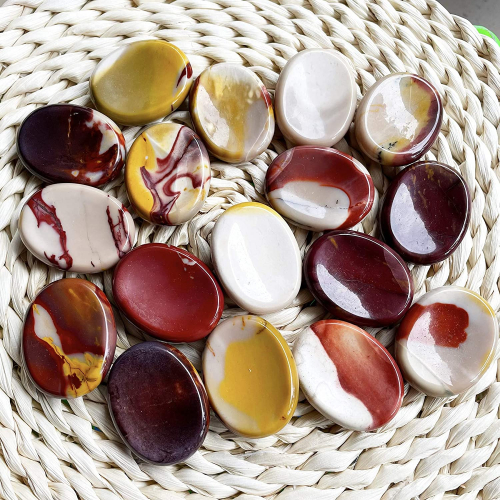 Mookaite Thumb Worry Stone