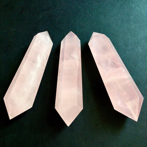Rose Quartz Double Point Pencil