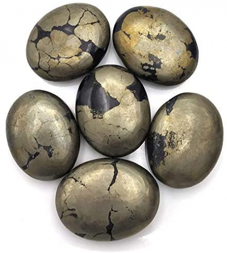 Pyrite Palm Stone