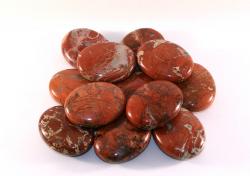 Red Jasper Palm Stone
