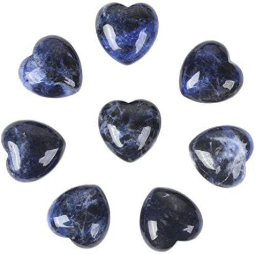 Sodalite Puffy Heart