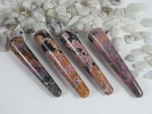 Rhodonite Massage Wands